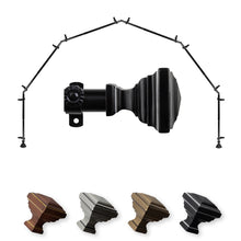 Load image into Gallery viewer, Eudora 13/16&quot; 6-Sided Bay Curtain Rod

