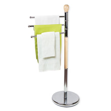 Load image into Gallery viewer, Free-standing 3 Prong Hand Towel Bar Holder
