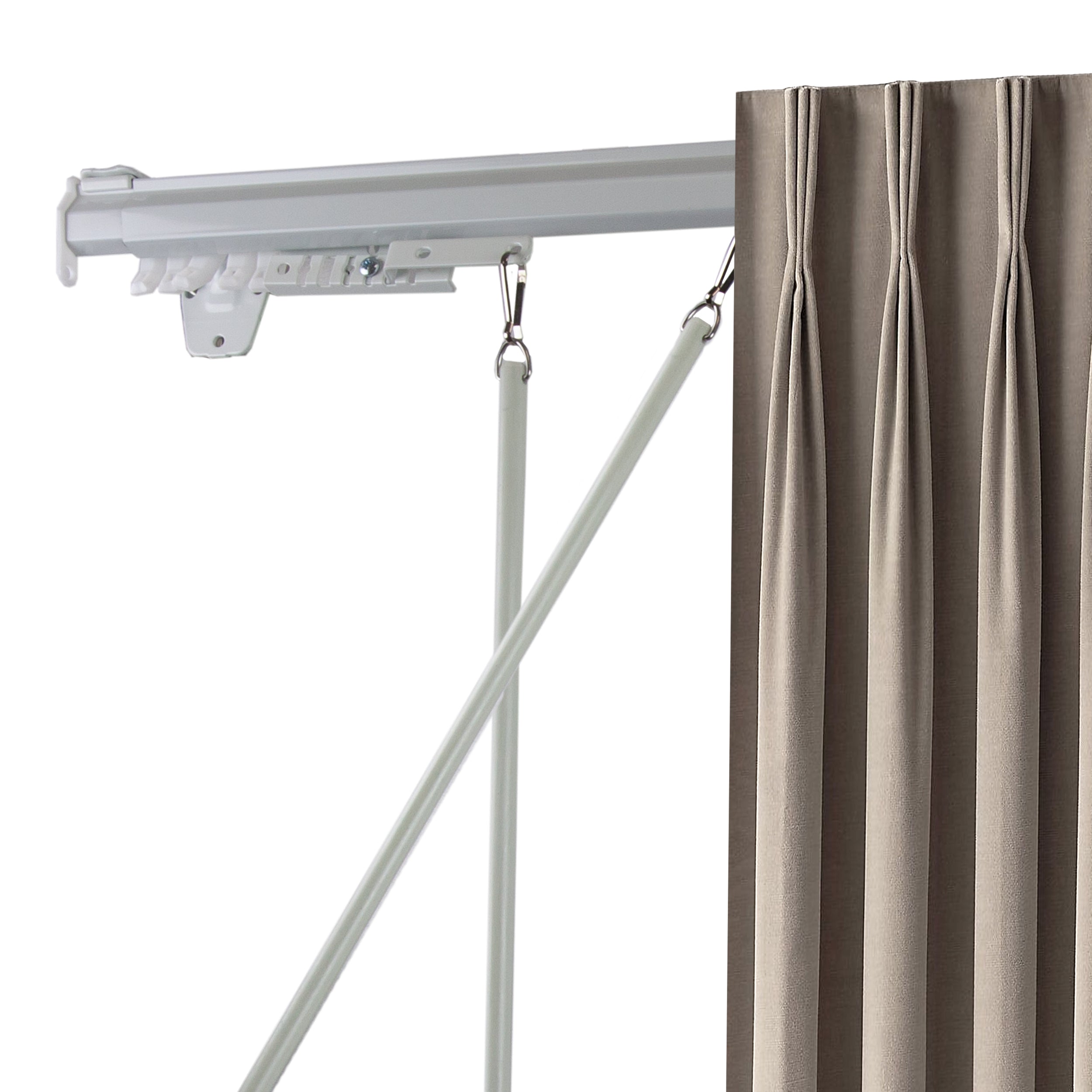 Rods With Pull Cords Baton Draw White Traverse 120-170\, image size:2500x2500