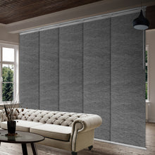 Load image into Gallery viewer, Charcoal Camo 5-Panel Single Rail Panel Track 58&quot;-110&quot;W x 91.4&quot;H, Panel width 23.5&quot;
