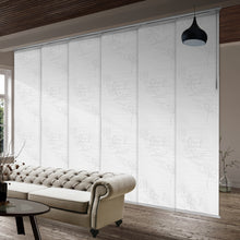 Load image into Gallery viewer, Lotus 6-Panel Single Rail Panel Track 70&quot;-130&quot;W, Panel width 23.5&quot; - 50% LIGHT-FILTERING
