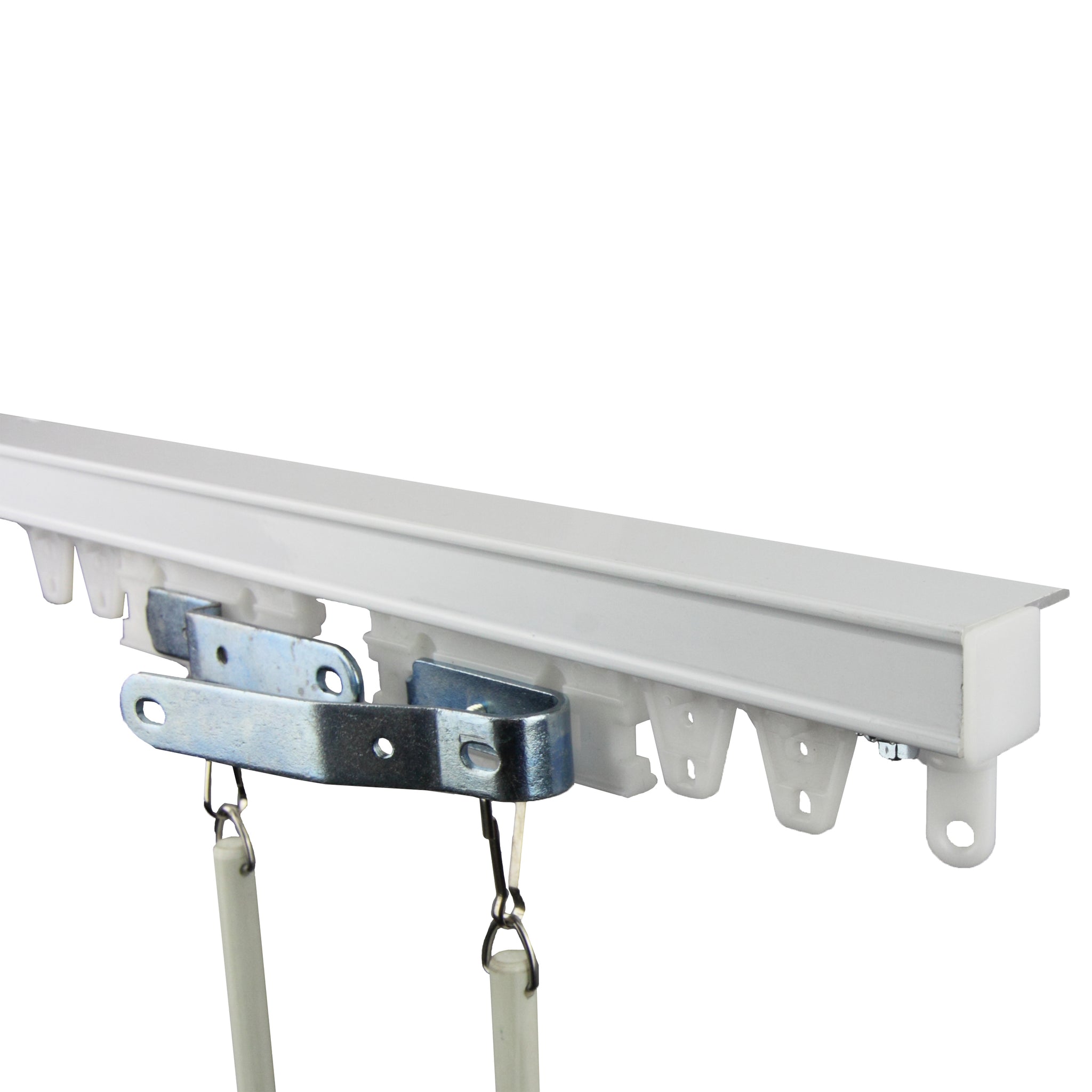 thumbnail image 2 of PHD Heavy Duty Sliding Door Track Kit – 2000mm, Ceiling/Wall Mount, 100kg Capacity, Solid Steel 2 of 6