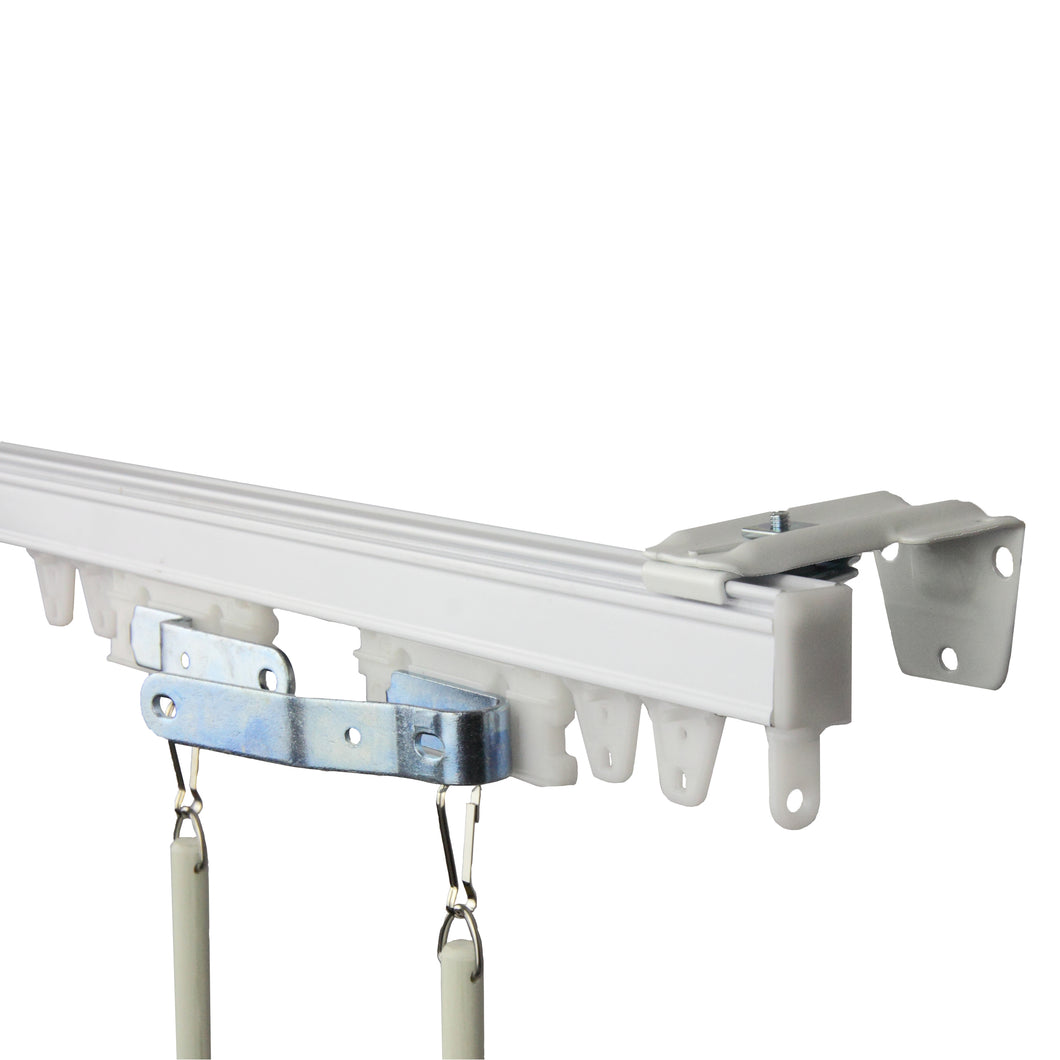Commercial Wall/Ceiling Track Kit- White