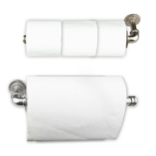 Load image into Gallery viewer, Triple Toilet Paper Storage/ Single Kitchen Towel Holder
