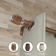 Load image into Gallery viewer, Romilda Faux Wood Curtain Rod
