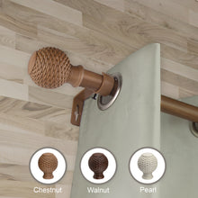 Load image into Gallery viewer, Bala Faux Wood Curtain Rod
